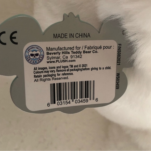 Beverly Hills Teddy Bear Co WORLDS SOFTEST PLUSH Teddy Bear Stuffed Animal NWT - Picture 4 of 6